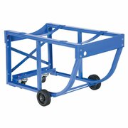 Vestil Rotating Drum Cart, Polyolefin, 800 lb. RDC-60-5-PO